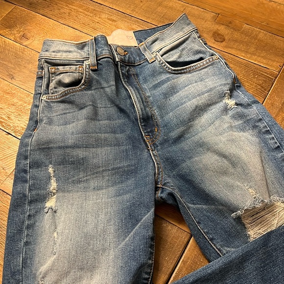 Revice Denim High Waist Distressed Jeans size 27 - Picture 6 of 6